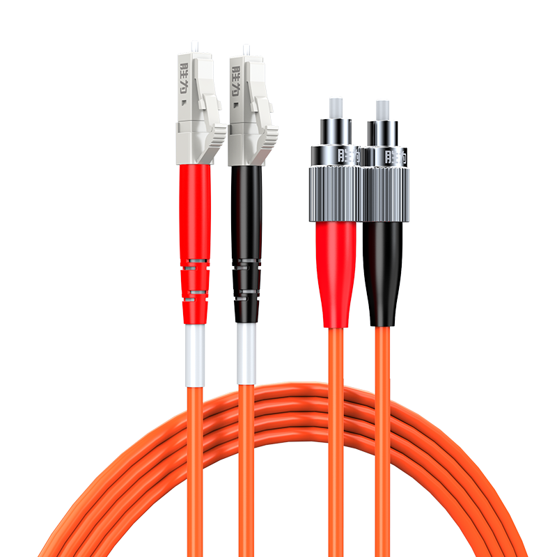 FMC-207 engineering telecommunication grade optical fiber jumper LC-FC multi-mode dual core 3m 62.5/125 Low smoke zero halogen environmental protection cover