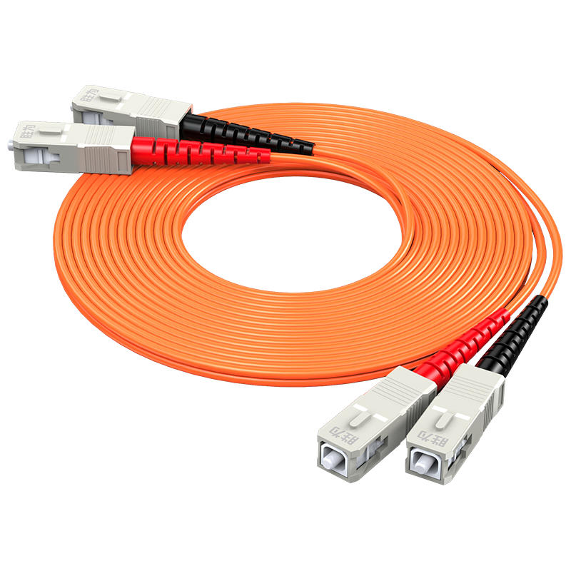 FMC-201 engineering telecommunication grade optical fiber jumper SC-SC multi-mode dual core 3m 62.5/125 Low smoke zero halogen environmental protection cover