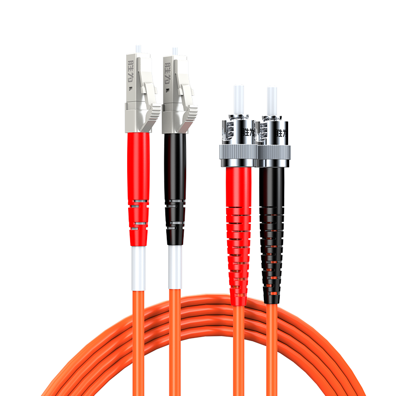FMC-206 engineering telecommunication grade optical fiber jumper LC-ST multi-mode dual core 3m 62.5/125 Low smoke zero halogen environmental protection cover
