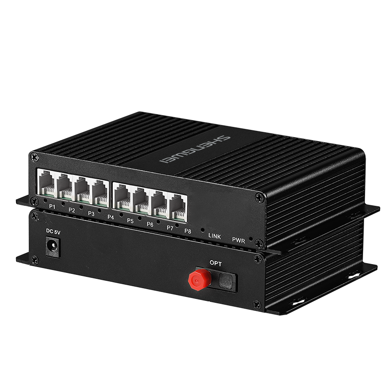 Bgdj0800 digital telephone optical transceiver PCM voice optical transceiver telephone optical transceiver telephone extender 8-way telephone optical transceiver FC interface pair